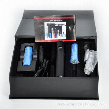 Lavatube with e-liquid